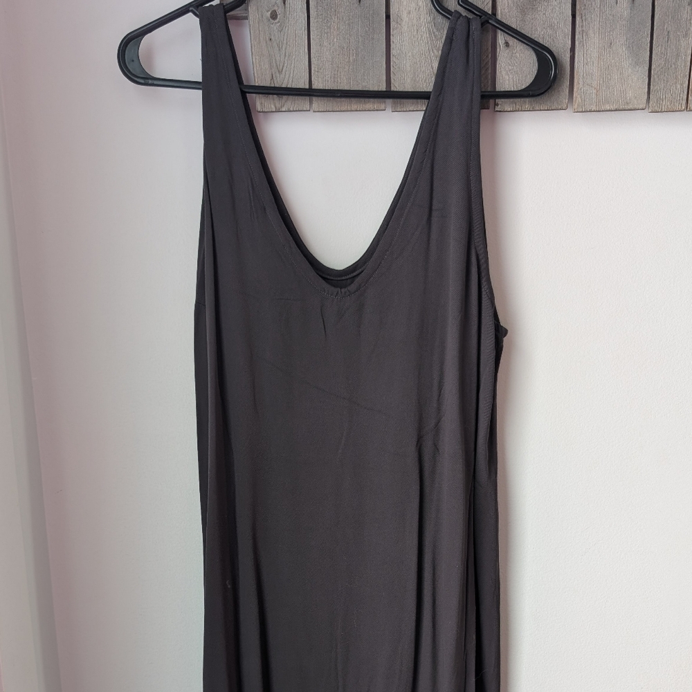 Women's Black Maxi Tank Dress (New)